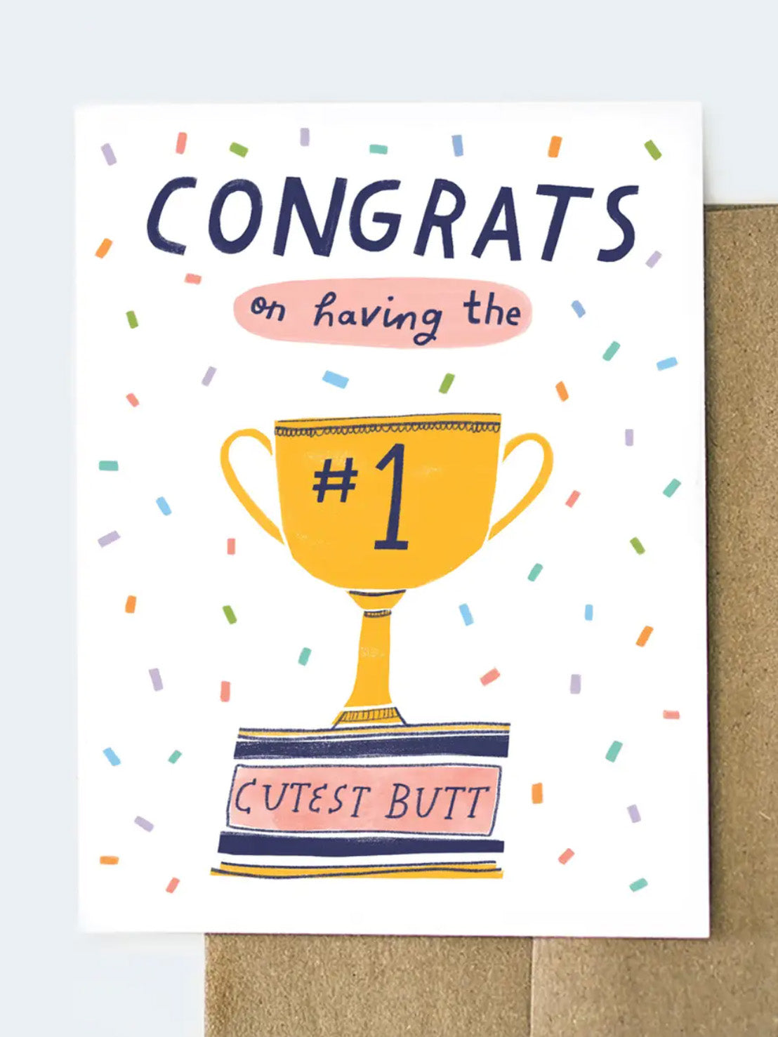 congrats on your cute butt card