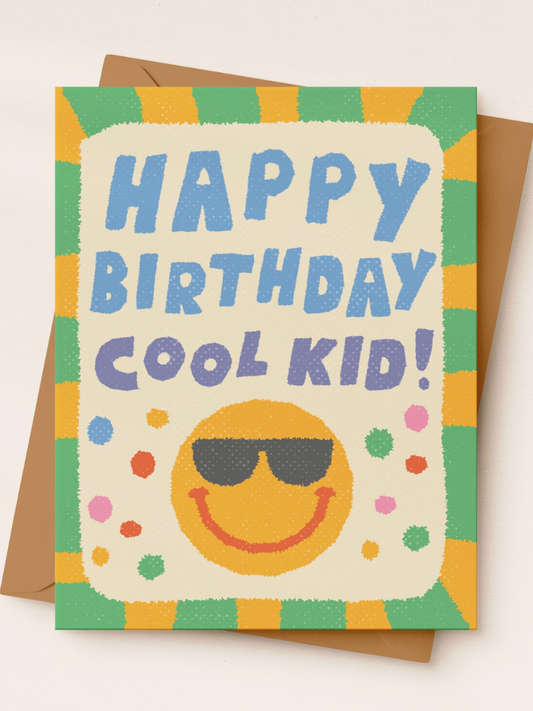 cool kid birthday card