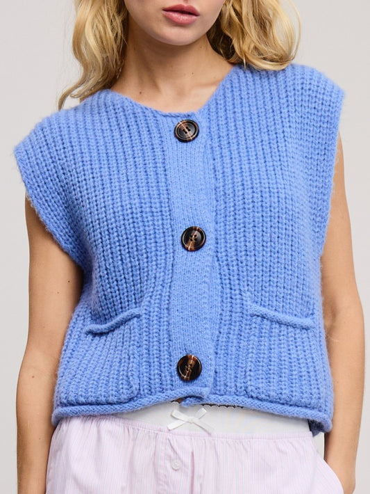 cornflower sweater vest