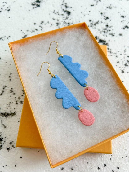 Cotton Candy Wavy Days Earrings