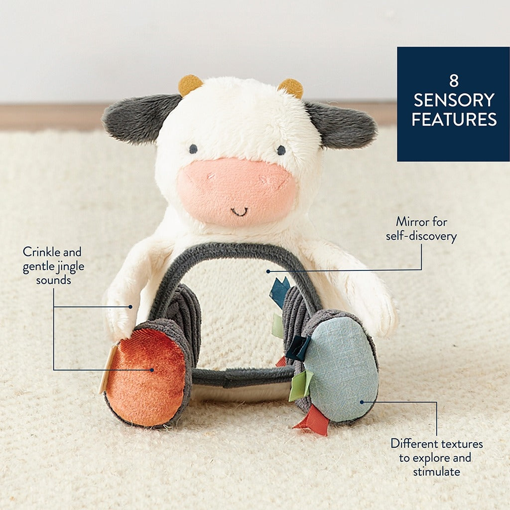 Cow Sensory Tummy Time Mirror