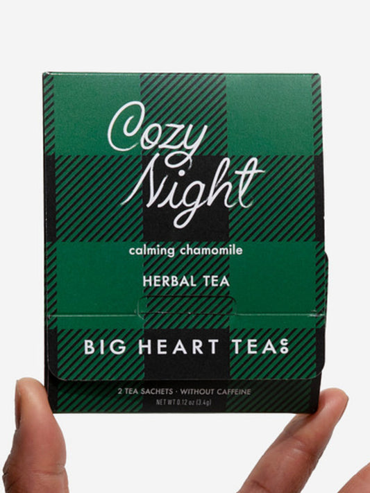 cozy night tea for two