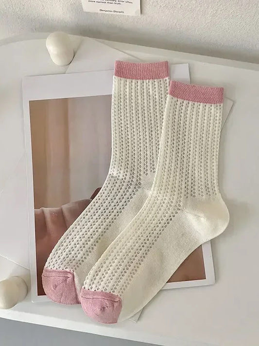 Cream + Blush Summer Socks