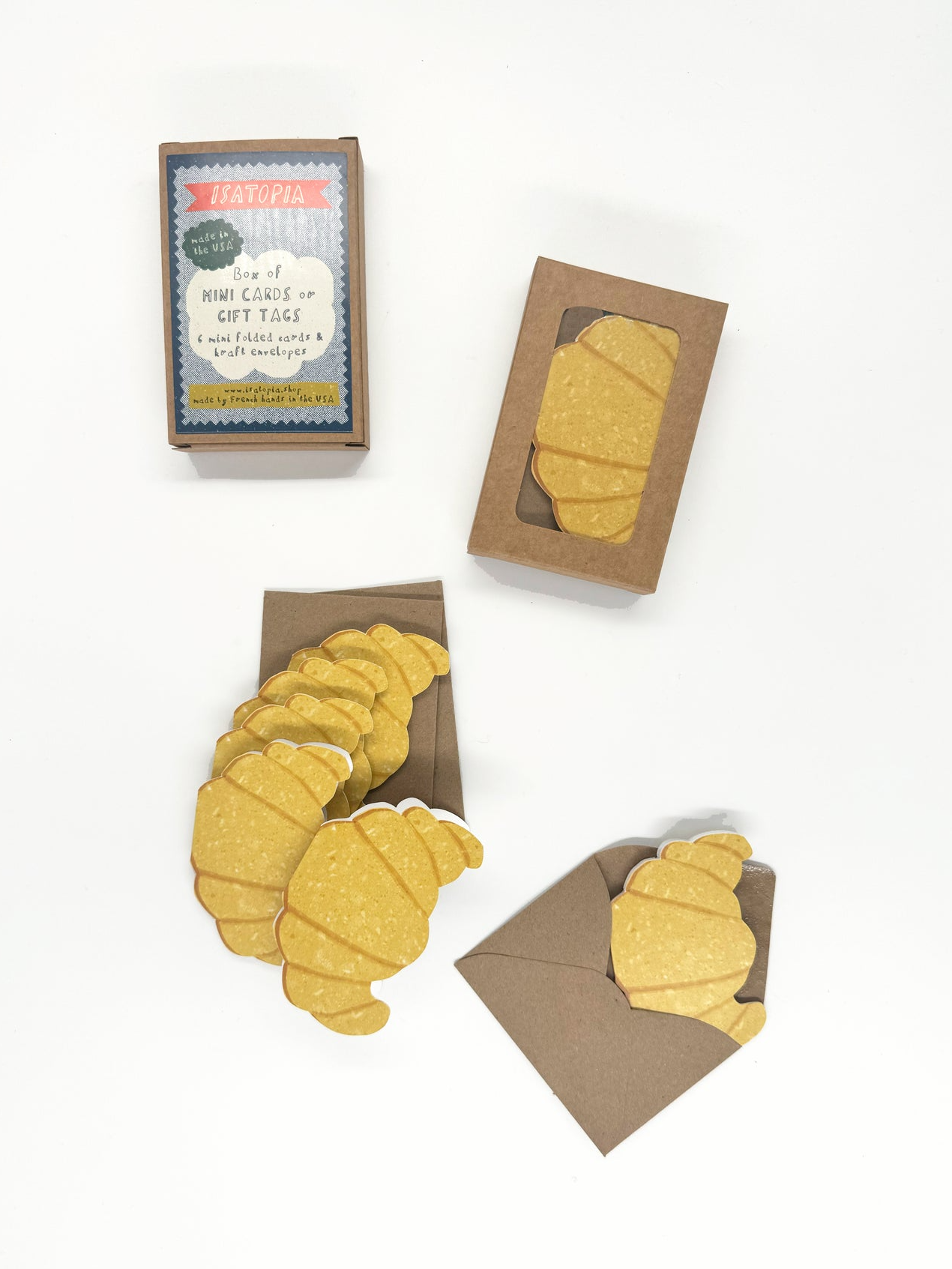 Croissant Mini Card Set