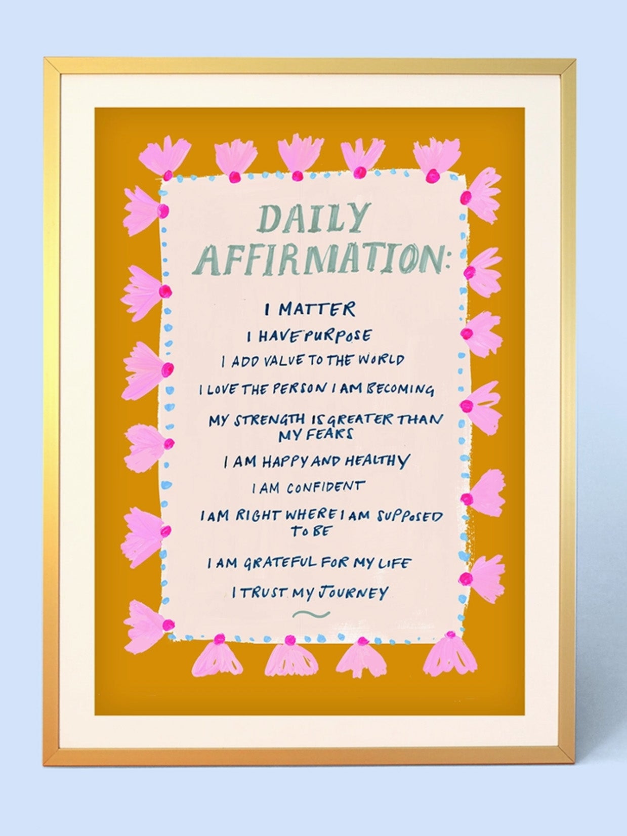 daily affirmations print