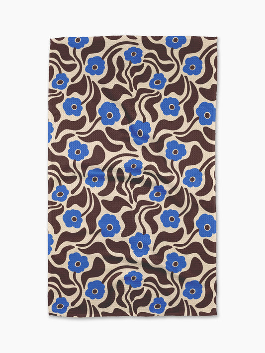 Dancing Blooms Tea Towel