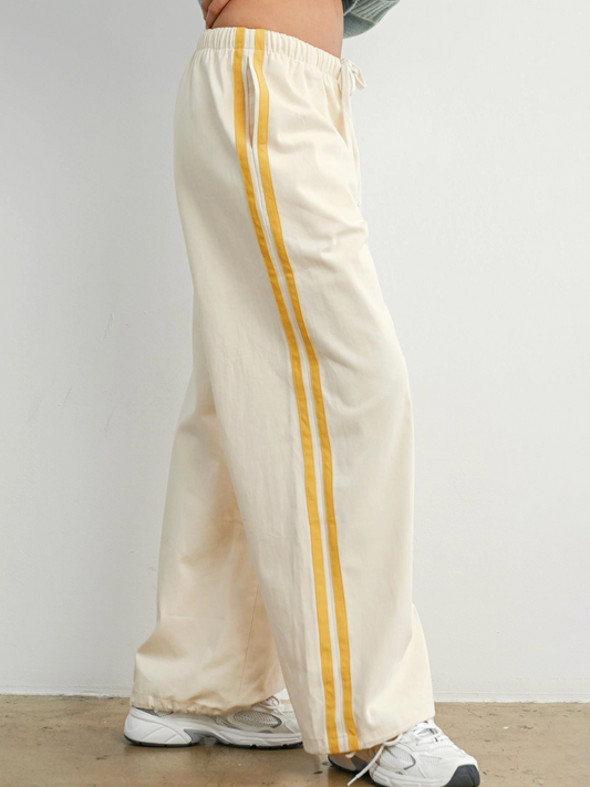 dandelion stripe track pants