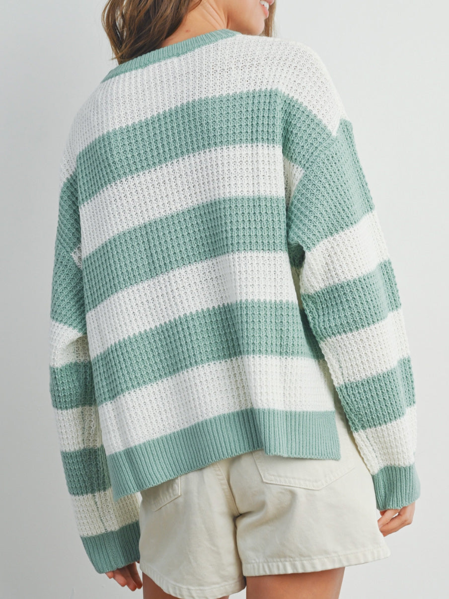 dani striped sweater