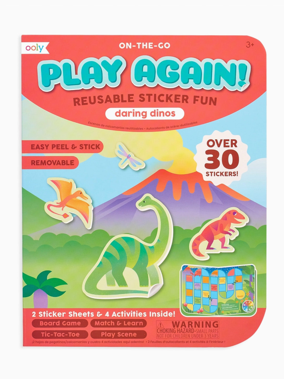 daring dinos play again! mini on-the-go activity kit