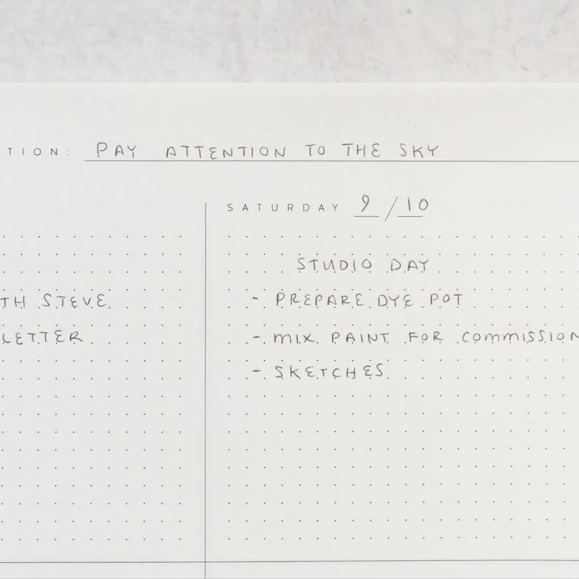 Dawn Open Dated Planner