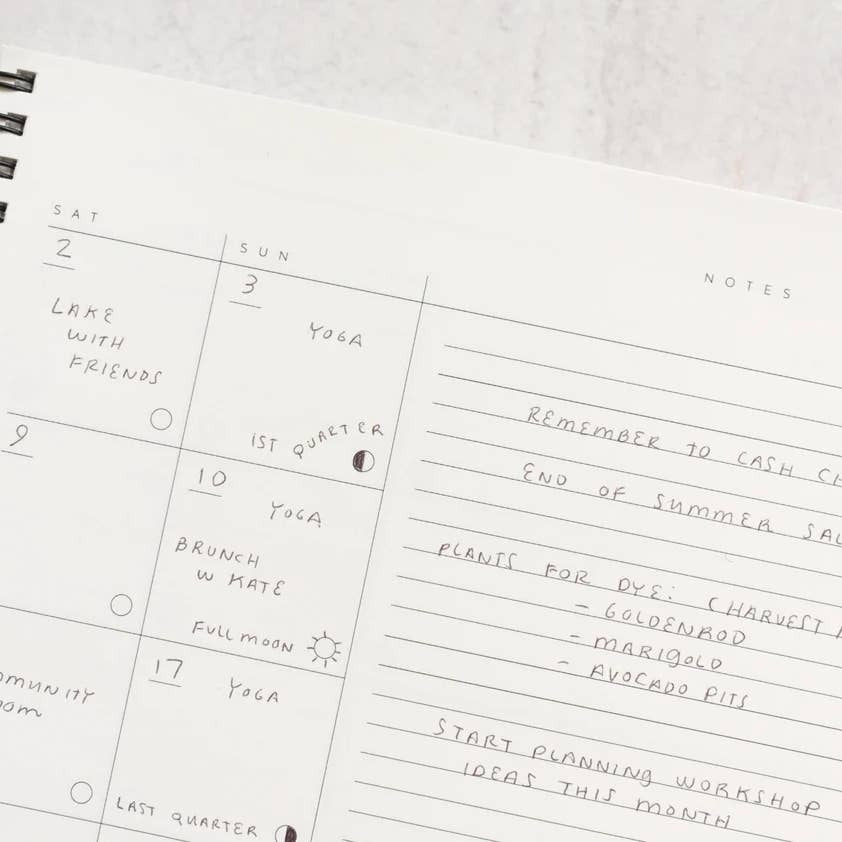 Dawn Open Dated Planner