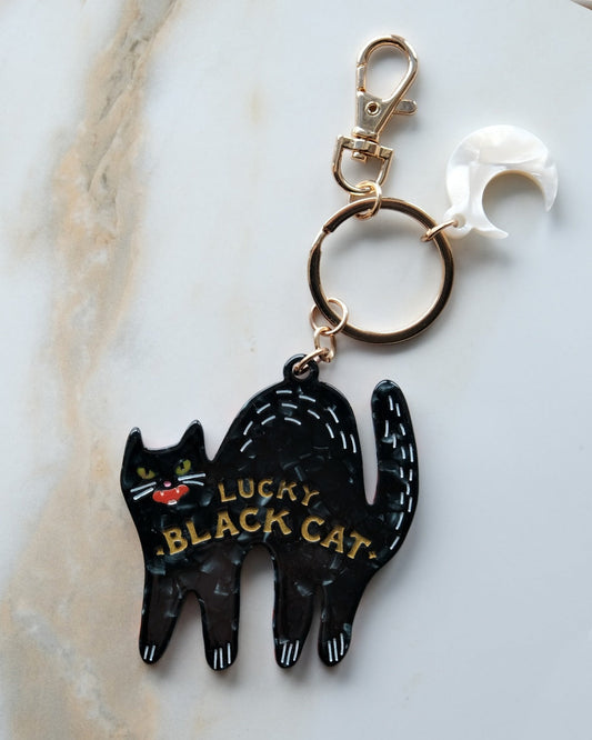 Black Cat Lucky Bag Charm