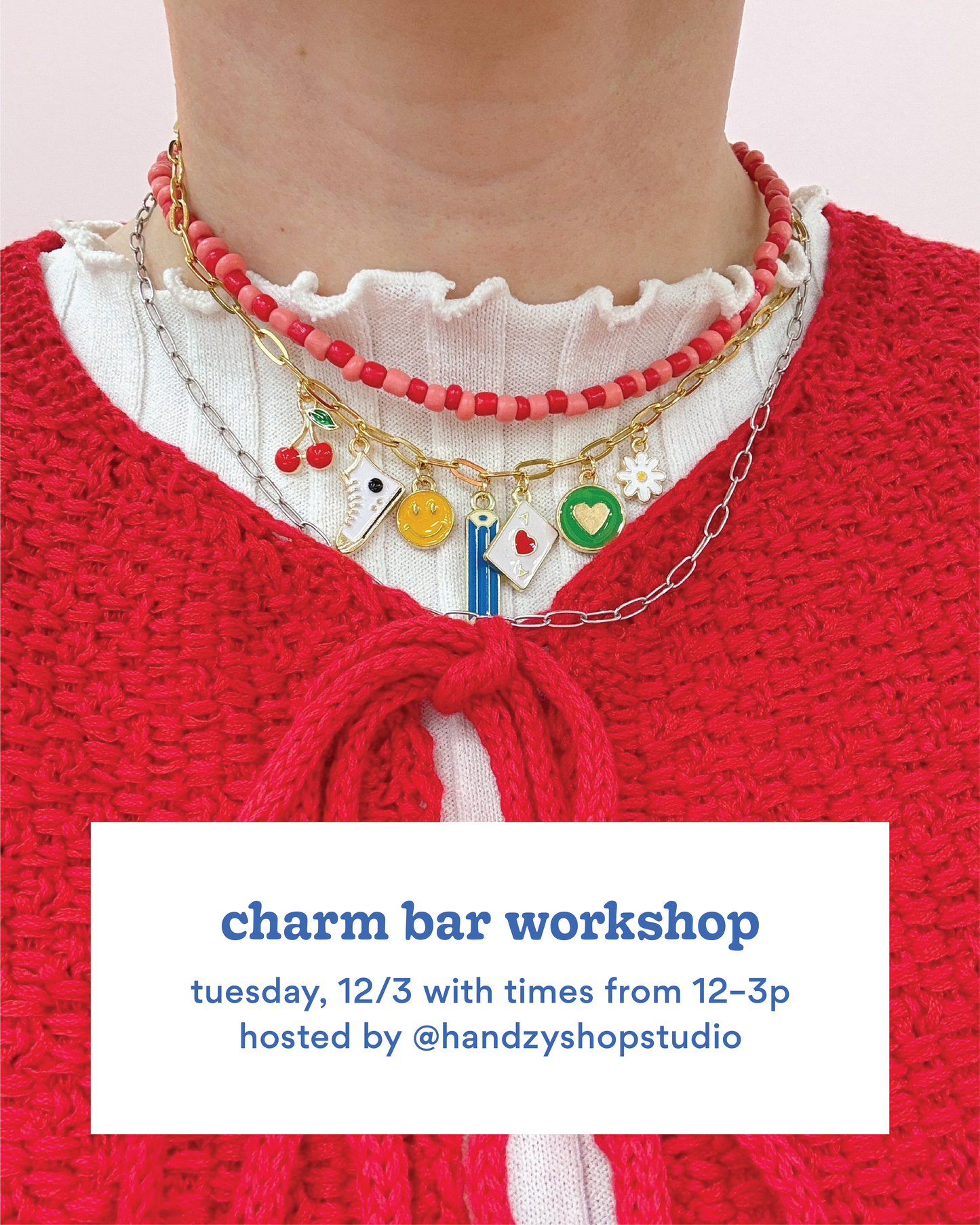 Charm Bar Workshop—Tuesday, 12/3