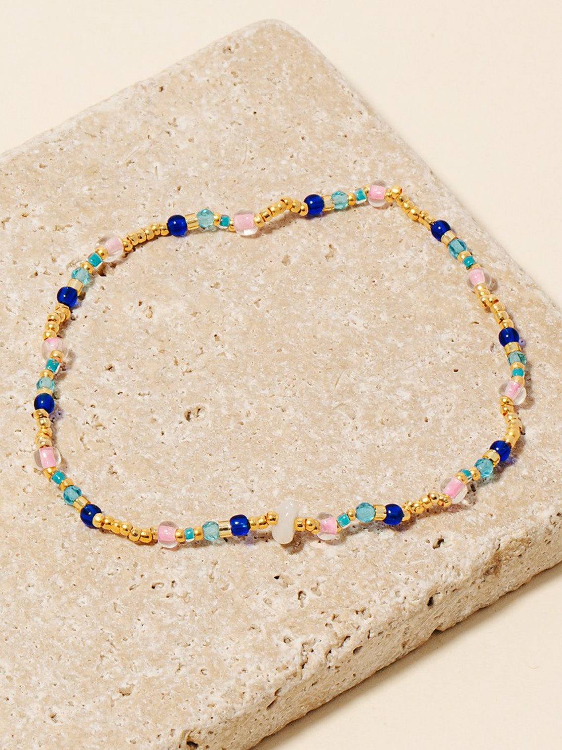 deep sea dainty beaded bracelet