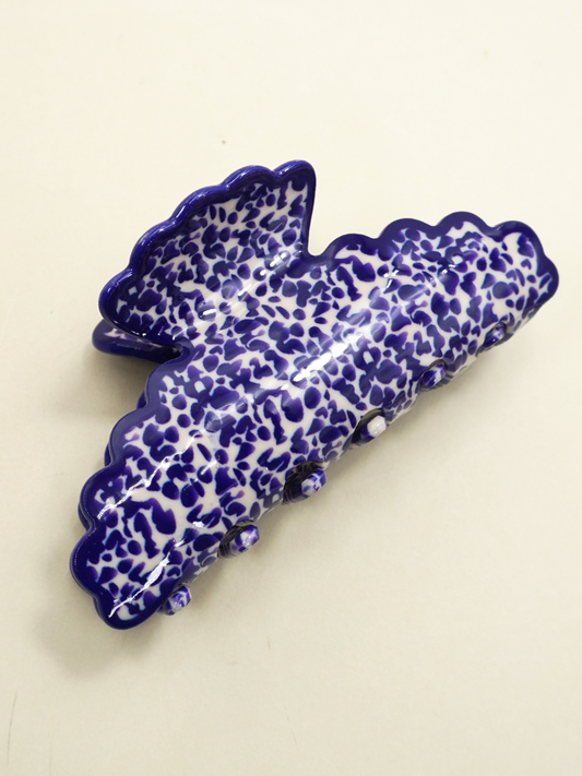 deep sea waves hair claw clip