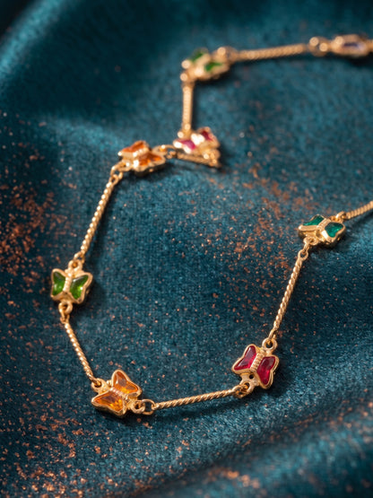 Dainty Butterfly Chain Necklace
