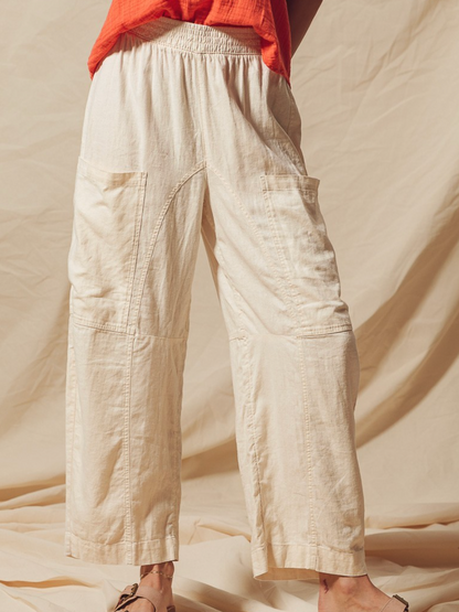 desert sand linen pants