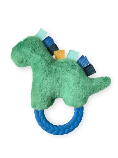 dino plush rattle pal with teether