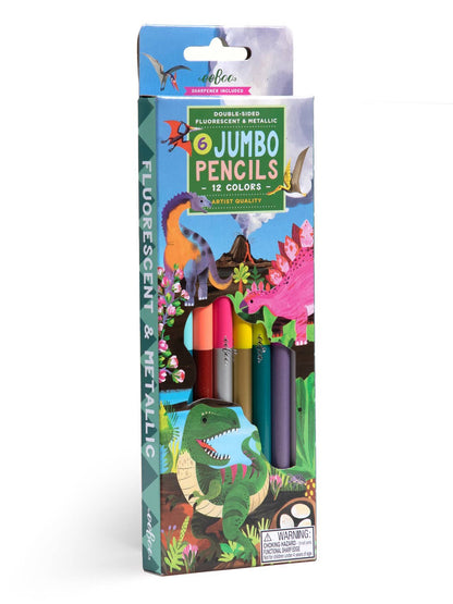 Dinosaurs Jumbo Colored Pencils