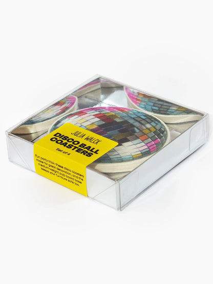 Disco Ball Coaster Set