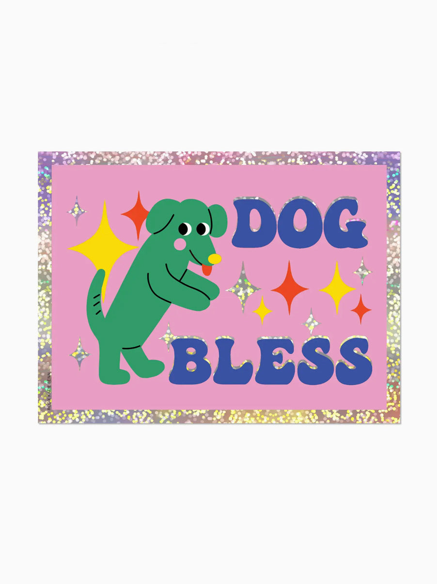 Dog Bless Sticker