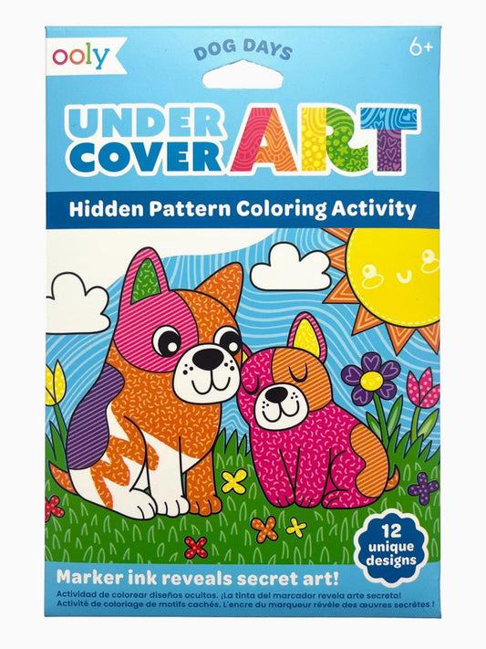 dog days undercover art coloring activity