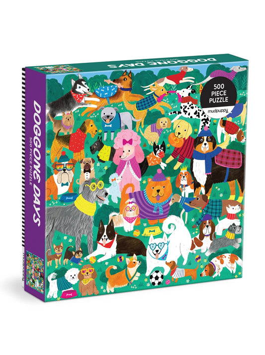 Doggone Days 500 Piece Puzzle