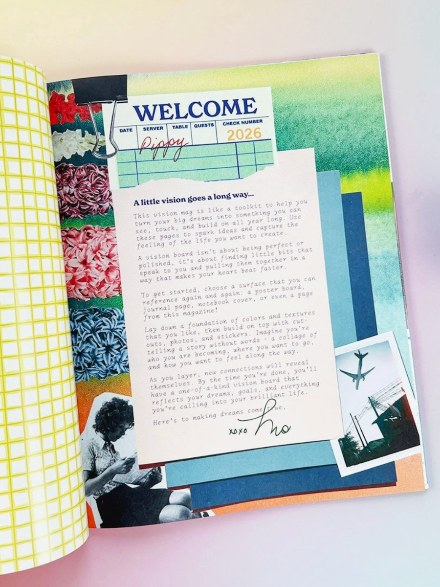 dream vision collage magazine