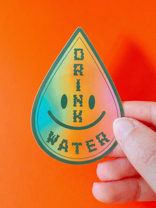 drink water sticker