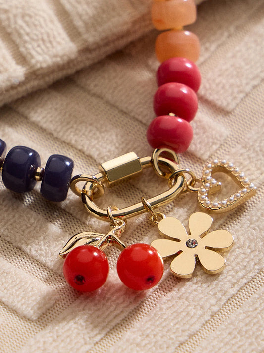 Emma Beaded Charm Necklace