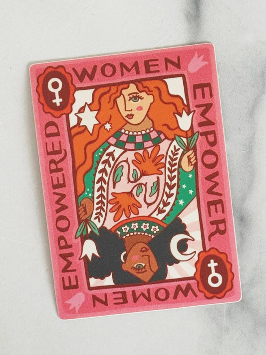 empowered women sticker