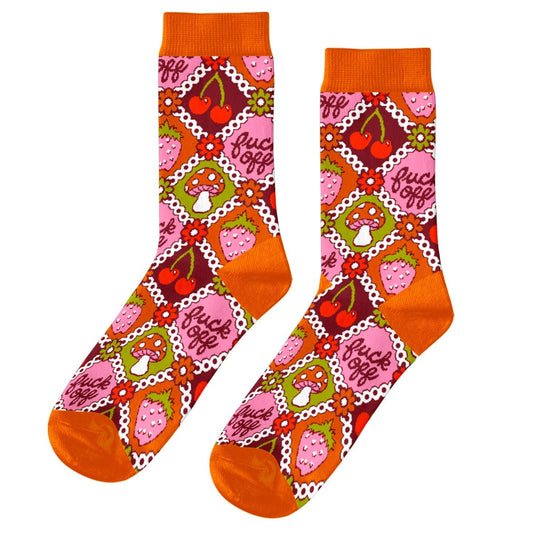 F*ck Off Retro Crew Socks