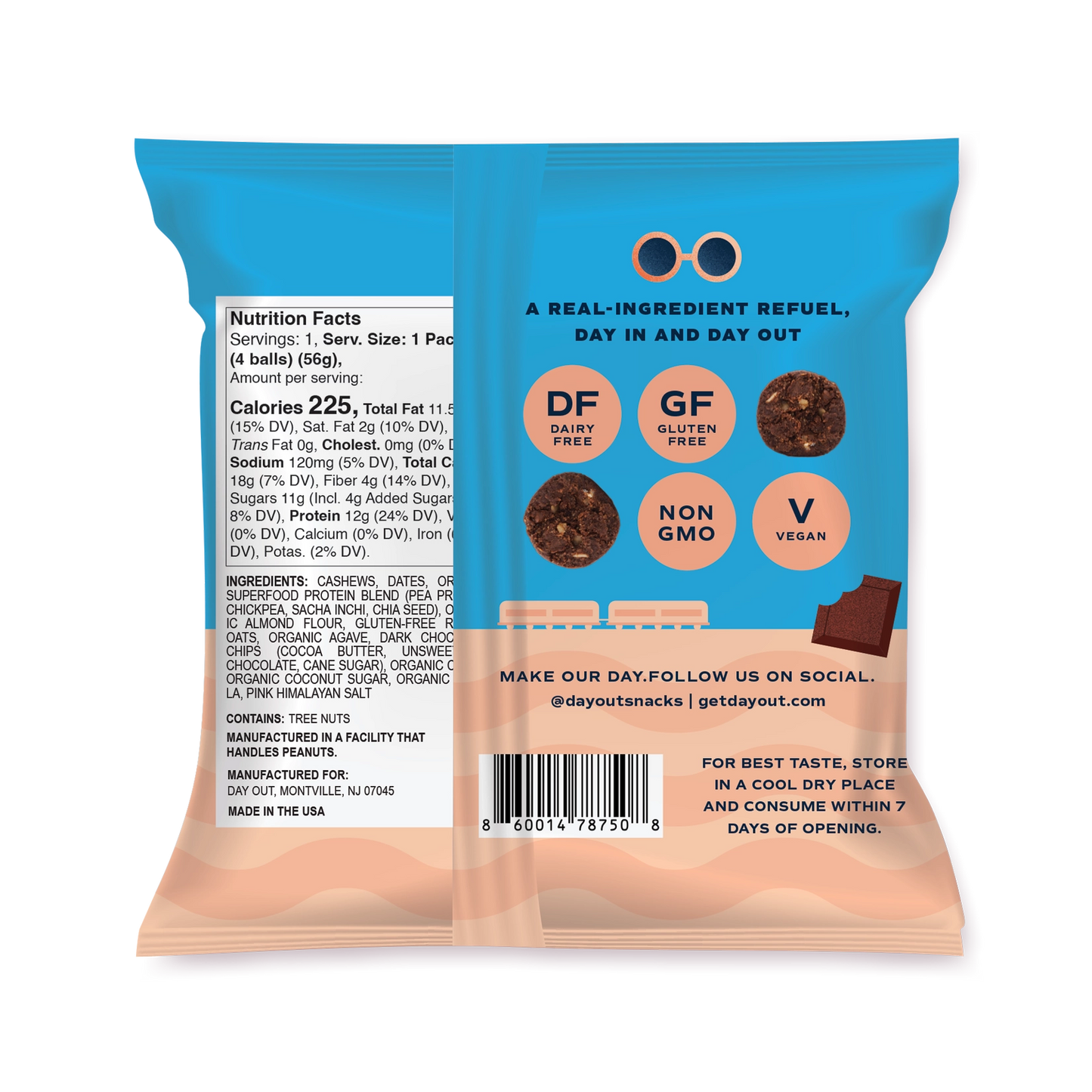 Brownie Batter Protein Balls