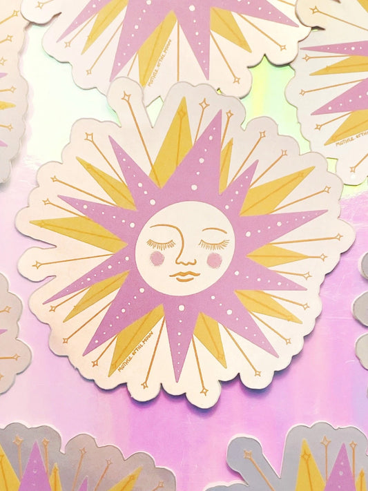 Face of the Sun Sticker