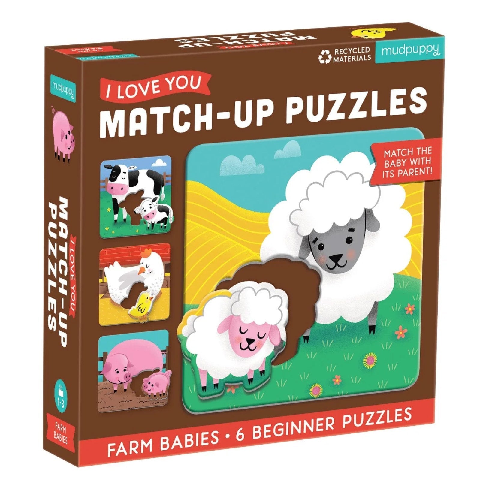 farm babies i love you match-up puzzle 