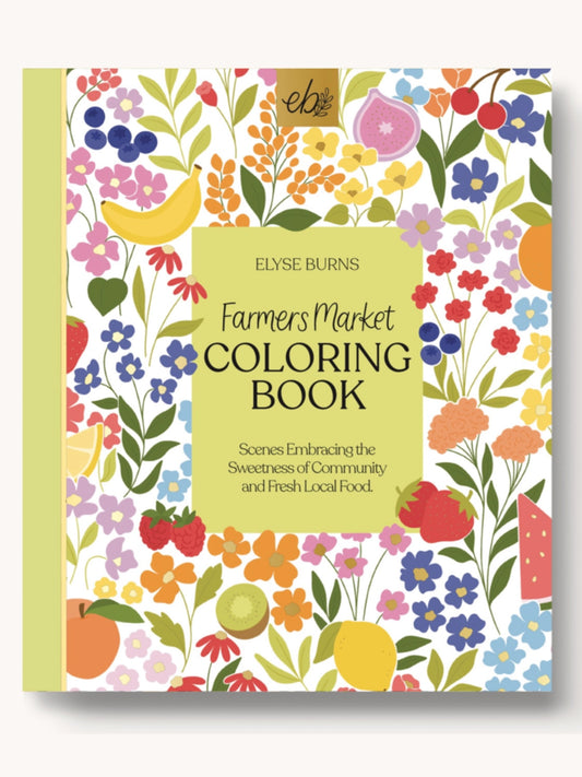 Farmers Market Coloring Book