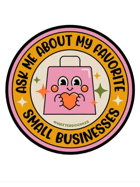 Favorite Small Businesses Sticker