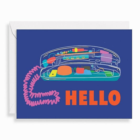 Vintage Telephone Greeting Card