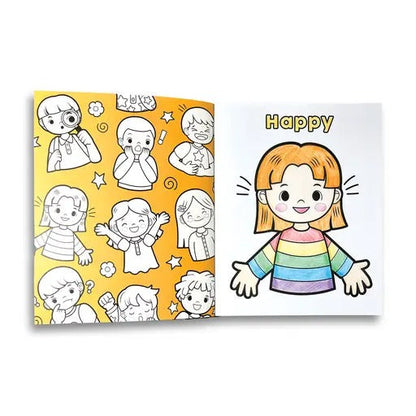 feelings toddler coloring book