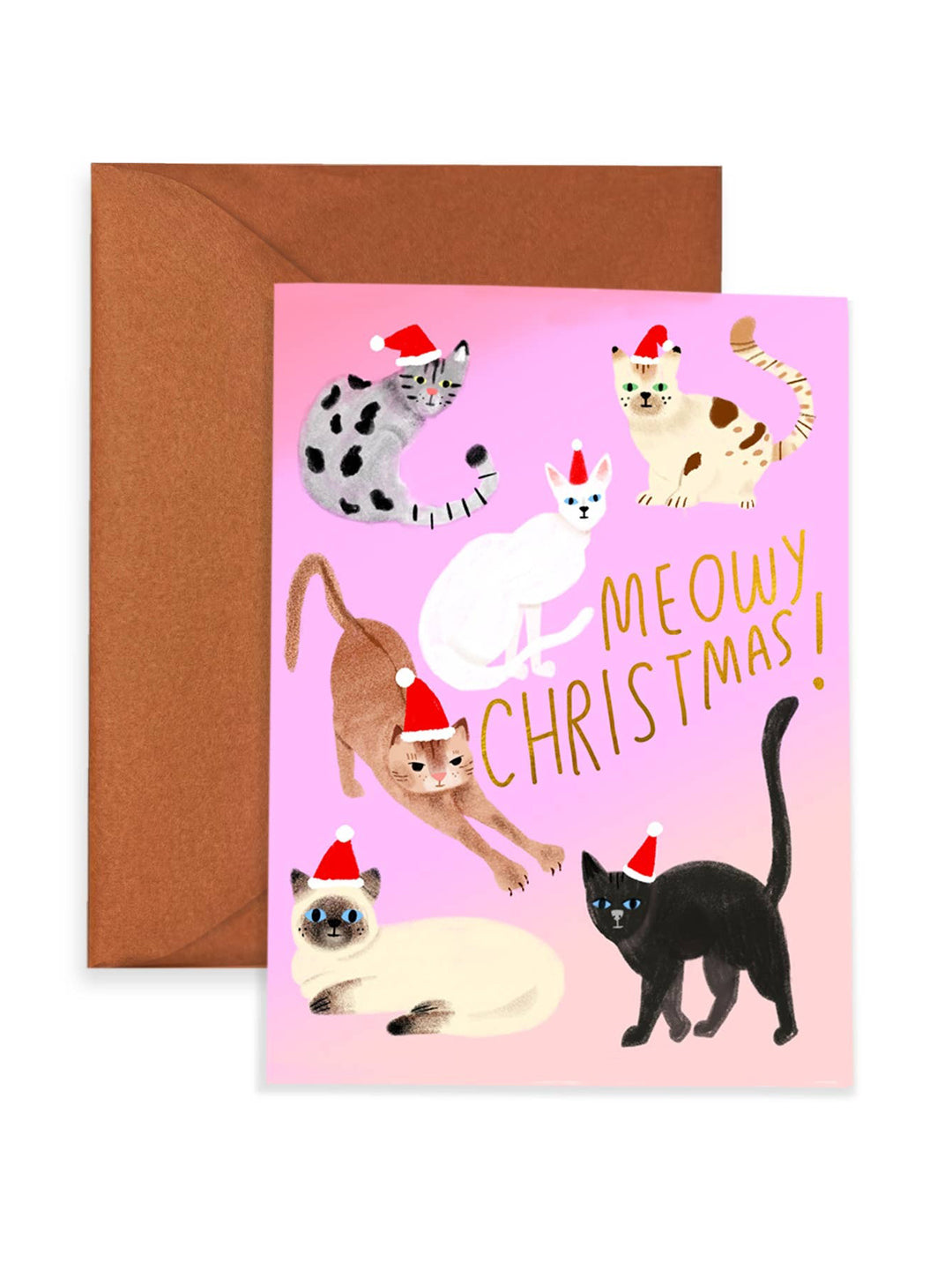 Feline Xmas Holiday Card