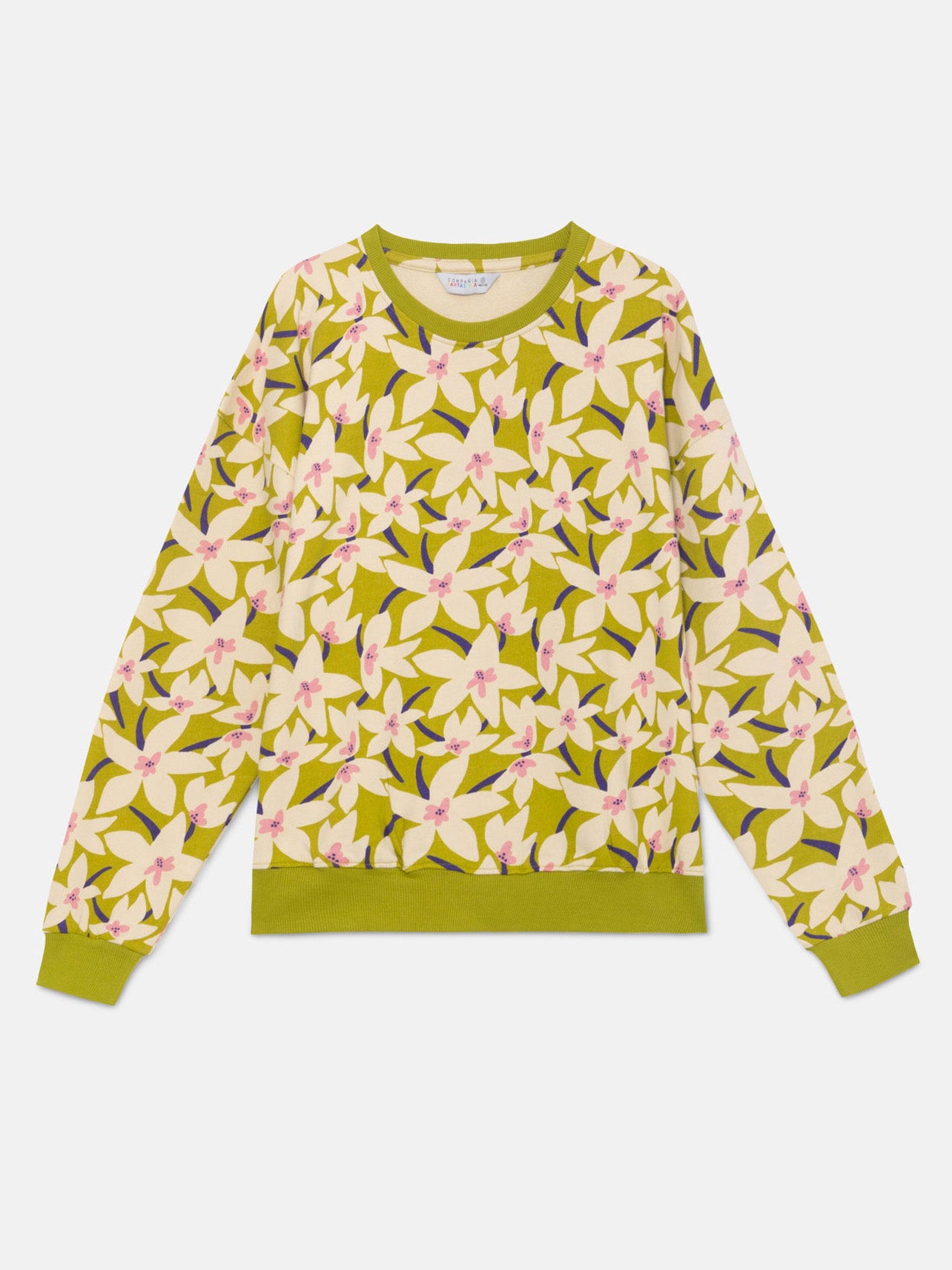 fern floral sweatshirt