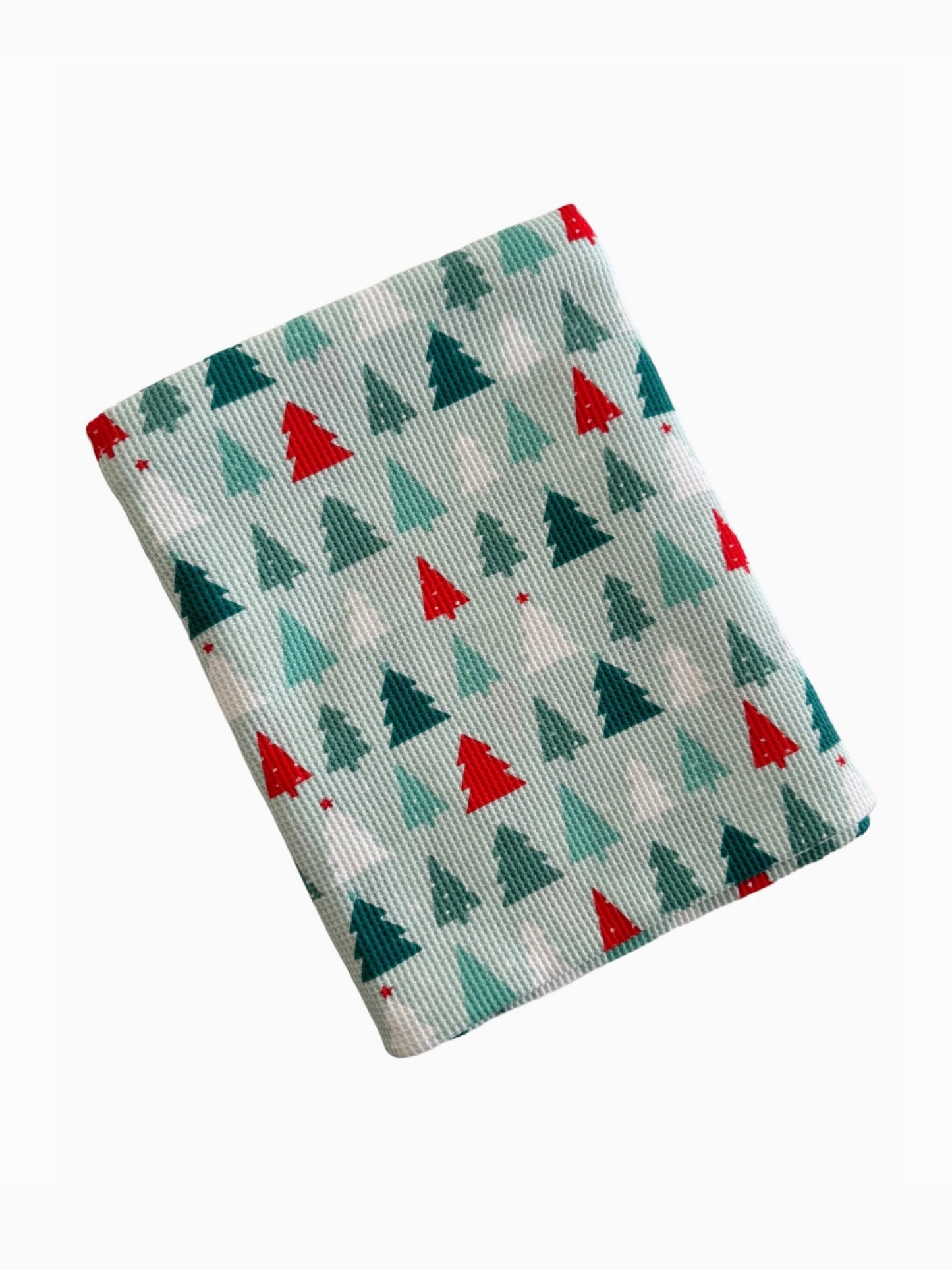 festive firs waffle swaddle