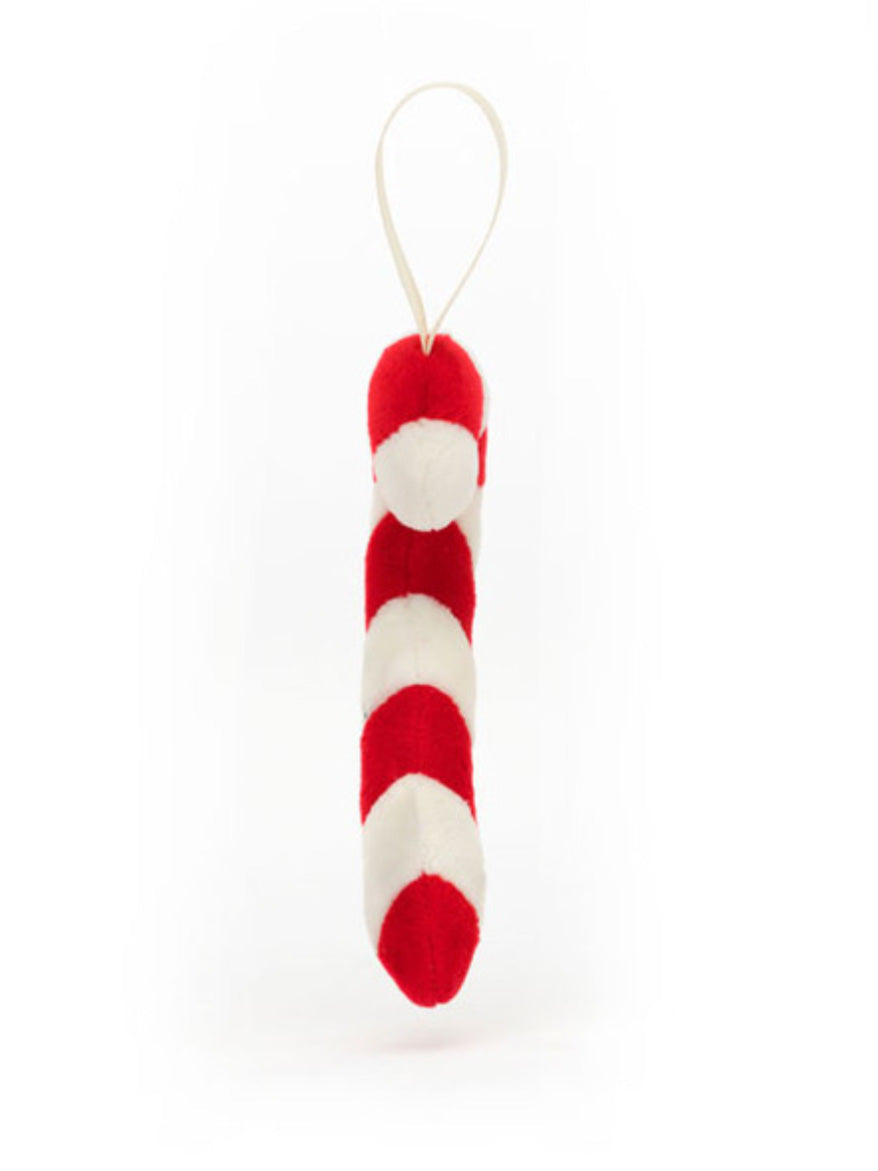 festive folly candy cane ornament