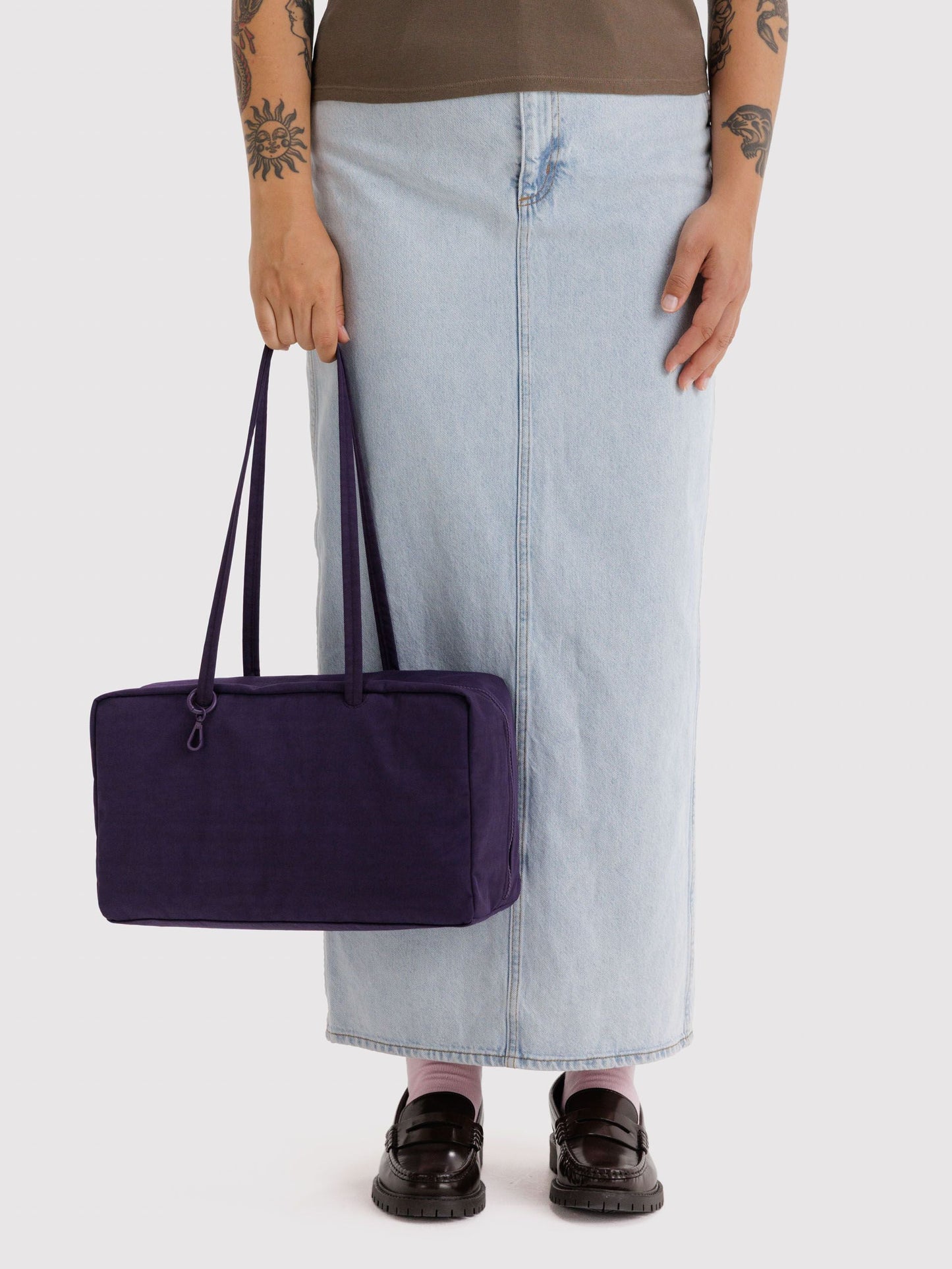 Fig Medium Nylon Bowler Bag