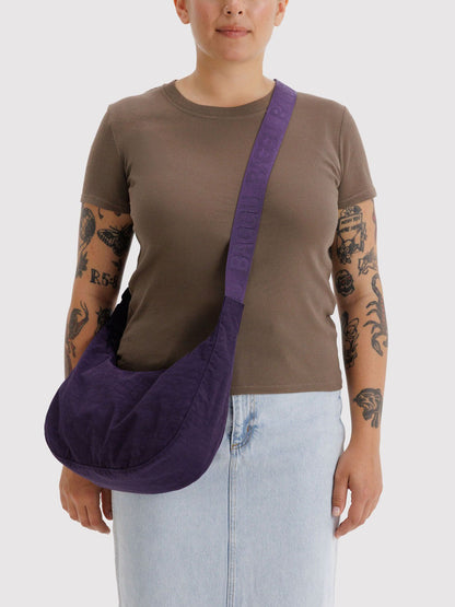 Fig Medium Nylon Crescent Bag