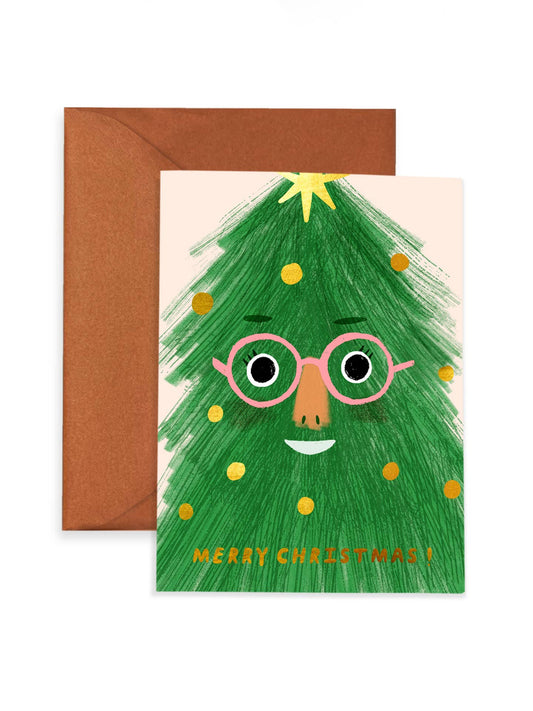 Fir Face Holiday Card