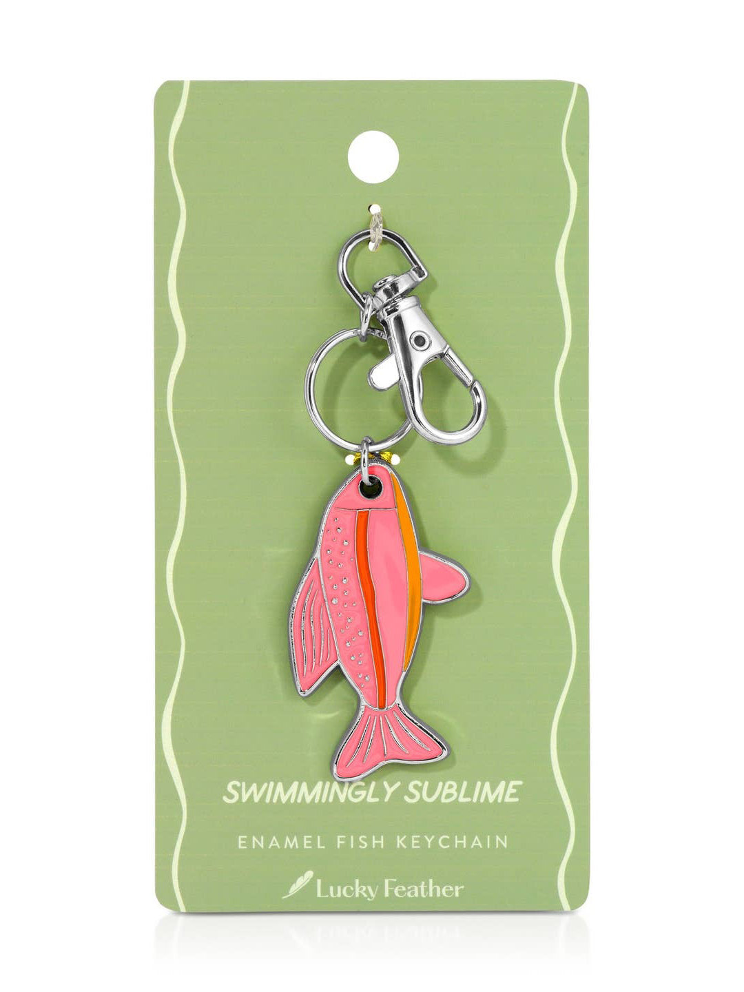 Fish Enamel Bag Charm
