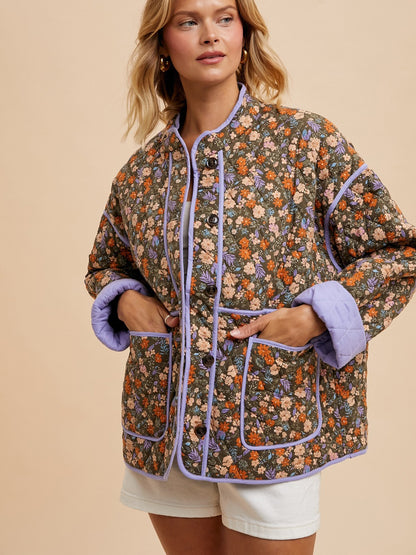 Florence Floral Quilted Jacket