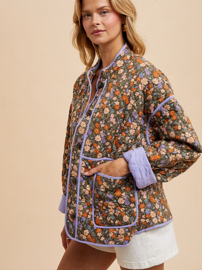 Florence Floral Quilted Jacket