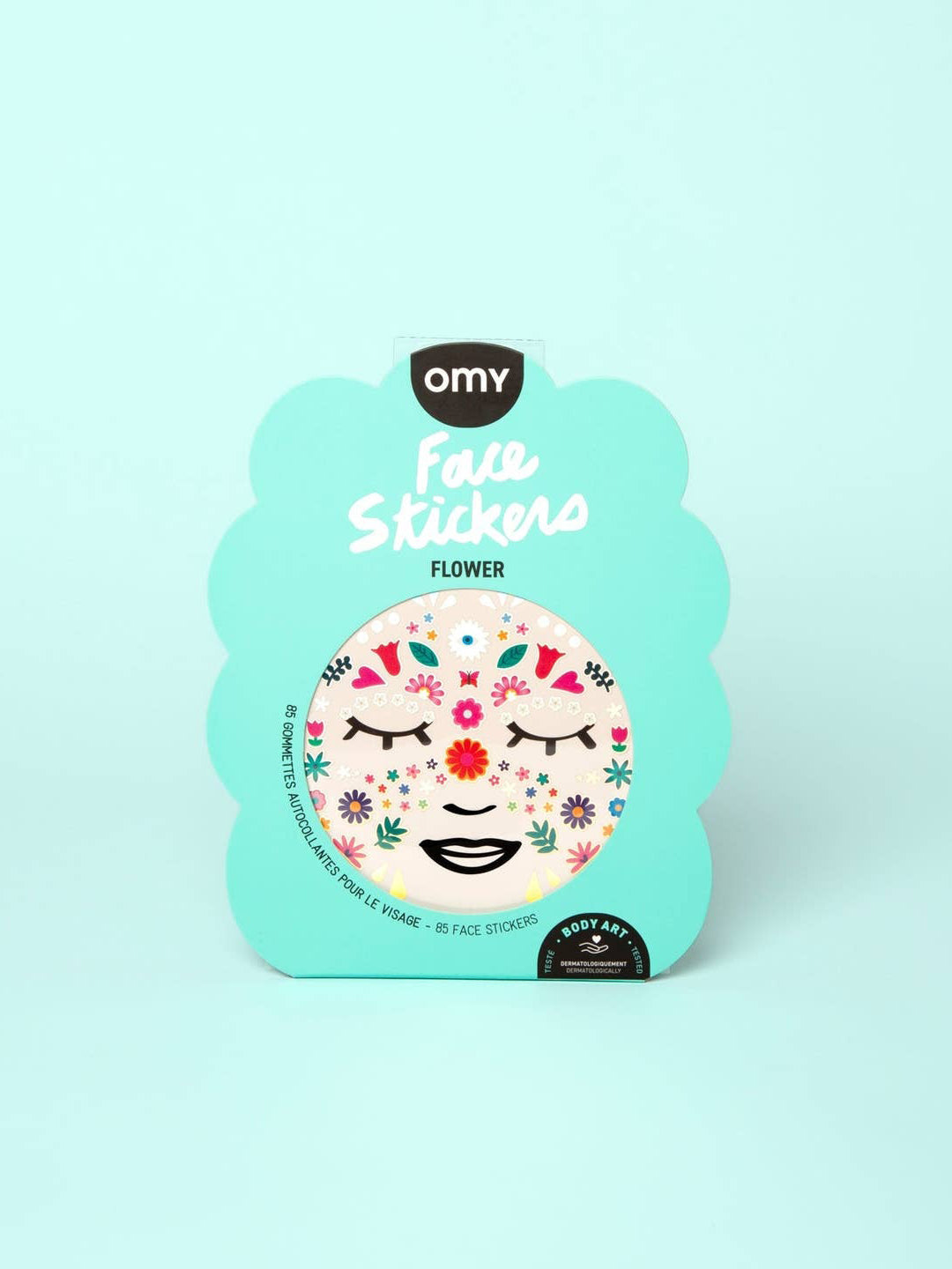 Flower Face Stickers